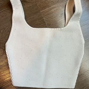 Aritzia Sculpt Knit Squareneck Cropped Tank